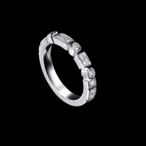 Alliance chanel or blanc et diamants